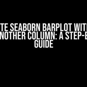 Annotate Seaborn Barplot with Value from Another Column: A Step-by-Step Guide