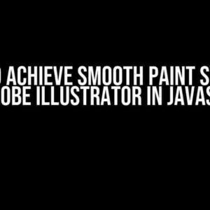 How to Achieve Smooth Paint Strokes like Adobe Illustrator in Javascript?