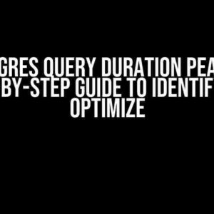 Postgres Query Duration Peaks: A Step-by-Step Guide to Identify and Optimize